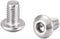 uxcell M3x5mm Machine Screws, Hex Socket Round Head Screw, 304 Stainless Steel Fasteners, 50pcs