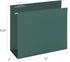 HERKKA Extra Capacity Hanging File Folders, 30 Pack Reinforced Hang Folders for Bulky Files, Green