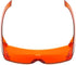 Calabria Orange Fitover Dental Safety Glasses, Protection for Teeth Whitening LED Light, Blue/Red Light Goggles