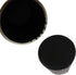 Pen Container Office Desk Accessories - PU Leather Cover Round Pencil Holder Desk Organizer, Rabbit