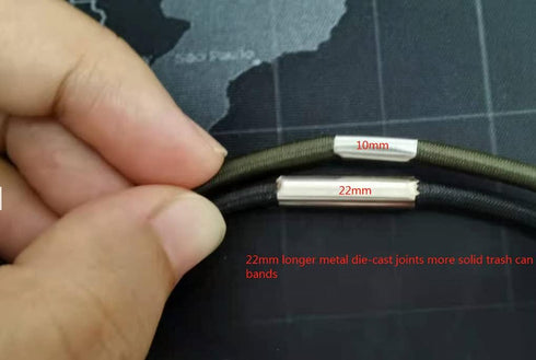 LiangBian Set 3, 13 30 Trash Can Rubber Bands of Black, Blue, Grey, Fits to Gallon Trash Cans,Homewares Colorful Litter
