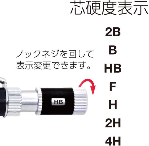 ??? OHTO MS01 Mechanical Pencil High-Functionality All-Metal Aluminum Brass Body Drafting Pencil 0.5mm Blue