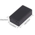 Zulkit 5Pcs Project Boxes ABS Plastic Electrical Project Case Power Junction Box Black 2.8 x 1.7 x 0.91 Inch (72 x 42 x 23mm)