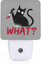 Jahiona LED Night Light Lamp with Smart Sensor Dusk to Dawn Sensor,Cat Hold