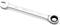 Jetech 15mm Ratcheting Combination Wrench, 12PT 72 Tooth Gear Wrench, Industrial Grade Cr-V Steel Gear Spanner