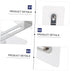 6pcs BESPORTBLE -tip Furniture Wall Anchors for Proofing Secure Cabinets Dressers Bookcases and Tv Stands Easy Adhesive