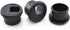 SDTC Tech 3-Pack 1 Inch Black Plastic Desk Hole Wire Grommet Cable Cord Cover Organizers