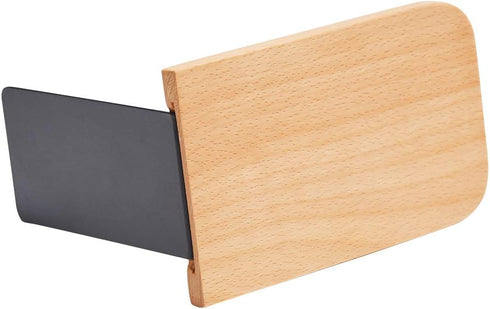Pandapark Wood Bookends, Non-Skid Heavy Duty Bookends for Shelves - 1 Pair
