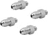 (4-PACK) 6400-04-02-O Hydraulic Hose Adapter Fitting - 1/4" Male JIC 37° Flare × 1/8" Male O-Ring