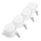 COHEALI 4pcs Heavy-Duty Furniture Wheels with Reliable Braking System Smooth Rolling Plastic