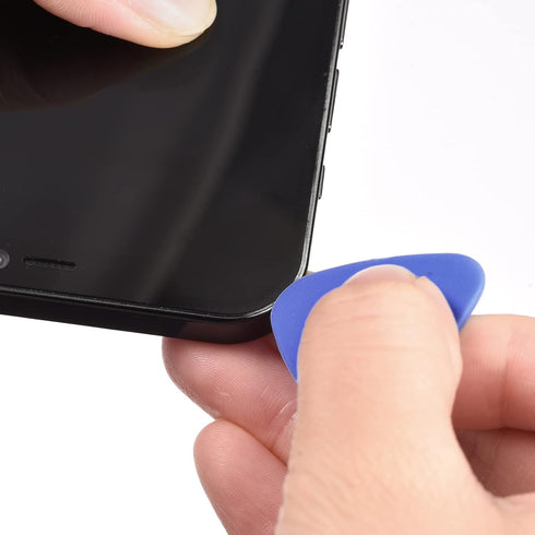 MECCANIXITY 10pcs Dark Blue Plastic Phone Pry Opening Tools 1mm Thick for Mobile Repair, Guitar Picks