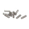 0.5mmx3mmx10mm 304 Stainless Steel Compression Springs, Silver Tone, 10pcs