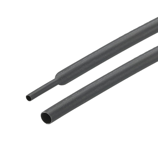 Heat Shrink Tubing 2:1 Cable Sleeving Tube Wrap, 1mm Dia/1m/Black for Electric Insulation Protection