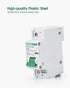 12V-110V DC Miniature Circuit Breaker, 125 Amp 1 Pole Battery Breaker Protector for Solar PV System and RV, DIN Rail
