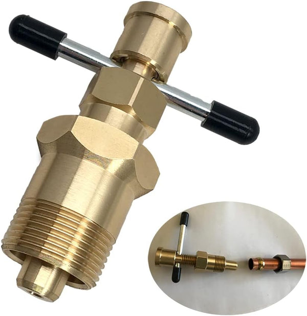 Olive Puller Not Damage The Pipe, Corrosion-Resistant Compression Ring Removal Tool for Brass Pipes NPT 1/2" & NPT 3/4"