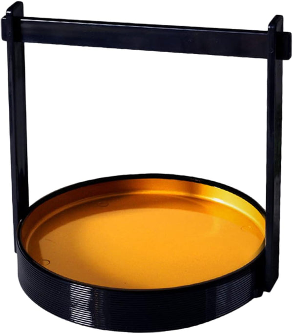 Cabilock Plastic Sushi Serving Tray Handle Sushi Dish for Parties and Gatherings