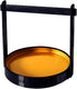 Cabilock Plastic Sushi Serving Tray Handle Sushi Dish for Parties and Gatherings