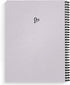Softcover Girl With A Dream 8.5" x 11" Motivational Spiral Notebook/Journal, 120 Wide Ruled Pages, Durable Gloss Laminated Cover, Black Wire-o Spiral. Made in the USA