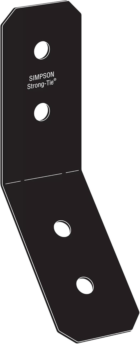 Simpson Strong-Tie APVKB45-4, 45 Degree Decorative Knee Brace Connector for 4x
