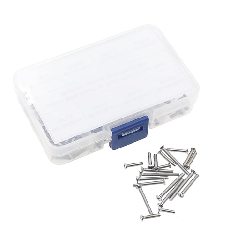M2.5 Stainless Steel Phillips Flat Head Machine Screws Assortment Kit