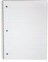 Top Flight Standards 5-Subject Wirebound Notebook, 200 Sheets, 3-Hole Punched, College Rule, 10.5 x 8 Inches, 1 Notebook, Color May Vary (31820)