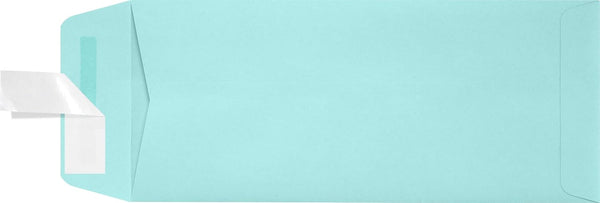 LUXPaper #10 Policy Business Envelopes | Peel & Press | Seafoam Blue | 4 1/8" x 9 1/2" | 80lb. Text | 50 Qty
