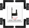 Delaney Exterior Shutter Blind Hinges with 2 Material Options and 3 siding