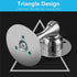 WINONLY Magnetic Door Stopper, Stainless Steel with 3M Double-Sided Adhesive Tape, No Drilling, 1 Pack to Hold Your