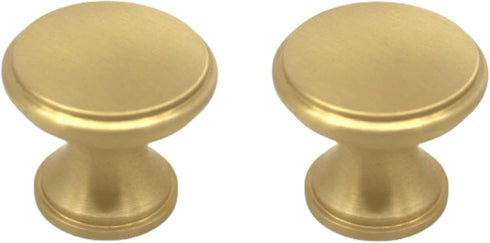 SANCHAKOU Gold Cabinet Knobs 2 Pack Bedside Table Cabinet Wardrobe Shoe Cabinet Drawer