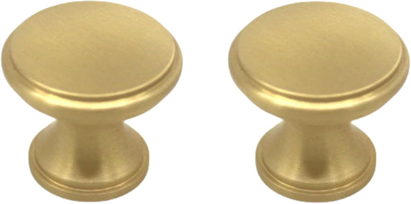 SANCHAKOU Gold Cabinet Knobs 2 Pack Bedside Table Cabinet Wardrobe Shoe Cabinet Drawer