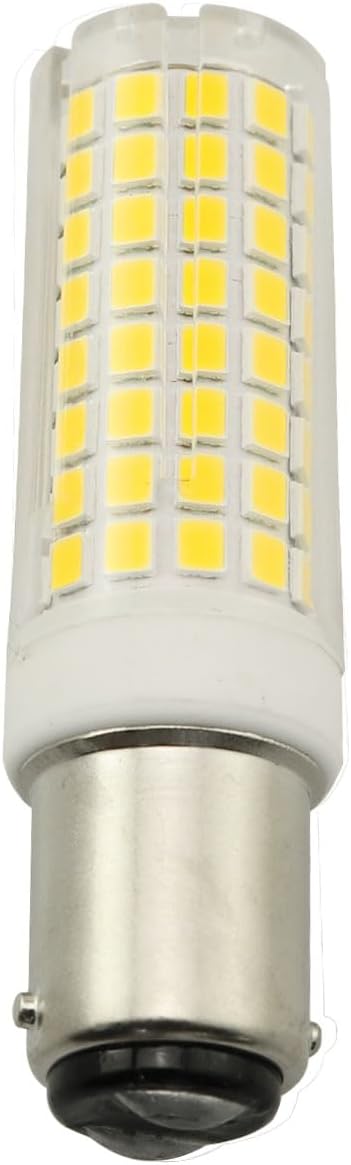 SQXBK 2PCS BA15D 120V Dimmable 10W Bulbs 2700K Led Light Double Contact DC Bayonet Base for Sewing Machine Pendants