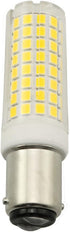 SQXBK 2PCS BA15D 120V Dimmable 10W Bulbs 2700K Led Light Double Contact DC Bayonet Base for Sewing Machine Pendants