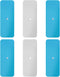 Gosknor 6pcs Metal Adhesive Strips for Magnetic Under Cabinet Lights, Replacement Metal Adhesive
