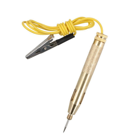 GUEDKIKL 1Pcs 6V12V24V GUDEKIKL Circuit Test Light Automotive, Car Circuit Repair Test Pen, Car Voltage Test Copper