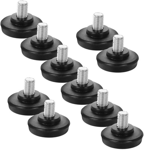 10Pcs Cabilock Heavy Duty Leveling Feet for Salon Chairs Adjustable Furniture Glide Legs Easy Installation Hairdressing