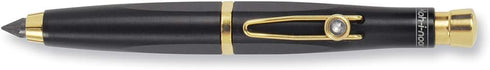 Koh-I-Noor Mechanical Drop Clutch Lead Holder, 5.6mm x 80mm Lead, Black with Gold Clip, 1 Each (5321CA1005PK)