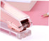 Stapler Metal Office Desktop Stapler Pink Office Book Binding Tools Portable Staplers Fashion Office Supplies for Office School Daily Use by HAPINARY