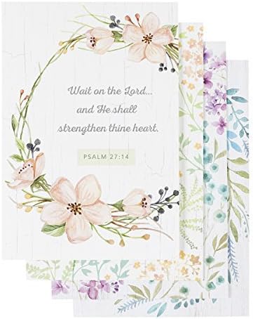 DaySpring Sympathy Boxed Cards - King James Version, 12 Assorted Cards with Scripture, 60938