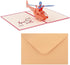 Yreamont 3D Helicopter Pop up Card for Grandson Granddaughter Trip Announcement Cards for