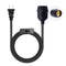 BUBYVV E26 6.6 Ft Light Socket Extender, with Plug and ON/Off Switch, Extension