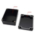 LeMotech IP65 Waterproof Junction Box, Dustproof Electrical Enclosure for Electronics, Black 4.5 x 3.5 x 2.1 inch