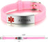Medical Alert ID Bracelet, Laser Engraved ASTHMA Adjustable Wristband for Men Women Emergency First Aid