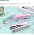 LUOZZY Large Capacity Desktop Stapler, Labor-Saving Stapler for Office Desk Accessories, Reduced Effort Stapler, Purple