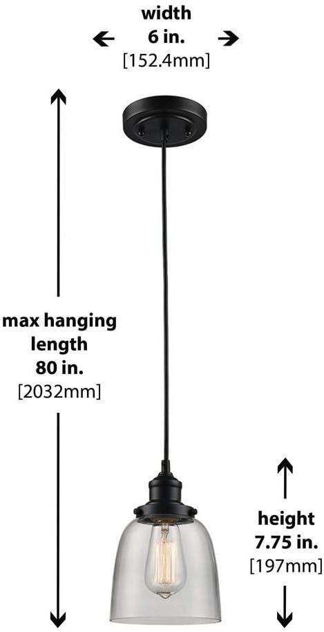 Monteaux Lighting. 1-Light Monteaux Lighting Pendant Oil Rubbed Bronze-OB