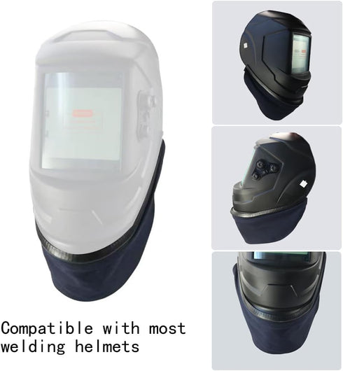 CSBOYUKEJ Welding Helmet Bibs, Split Helmet FR Bibs, Helmet Bibs with Press-fit Seals, Suitable for Most Welding