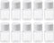 YOKIVE 50 Pcs Transparent Chemical Storage Bottle, Plastic Container with Wide Mouth for Reagent Samples