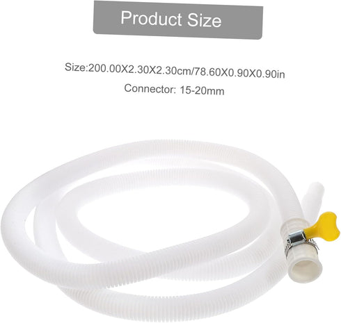 Angoily Air Conditioner Drain Portable Hose Portable Washing Machine Drain Hose for Washer Machine Air Conditioner Drain Kit Washing Machine Hoses Extension Drain Flexible Tubing by Angoily