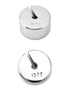 QWORK Slotted Mass Set - 2 Sets of Chromium-Plated Metal Weights, Total 1000g with Hanger
