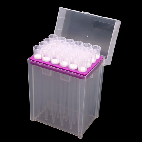 lab Pipette tip 10ML, Universal, Autoclavable, with Filter, Clear, 96 Tips per Rack (T10ML-RSF-24)