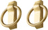 SANCHAKOU Gold Dresser Knobs 2 Pack Chinese Style Drawer Wardrobe Bedside Cabinet Handle